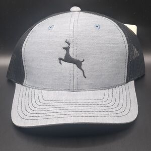 Gray and Black Mesh Trucker Hat